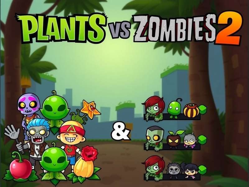 Plants vs Zombies 2 gameplay on Windows 10 PC