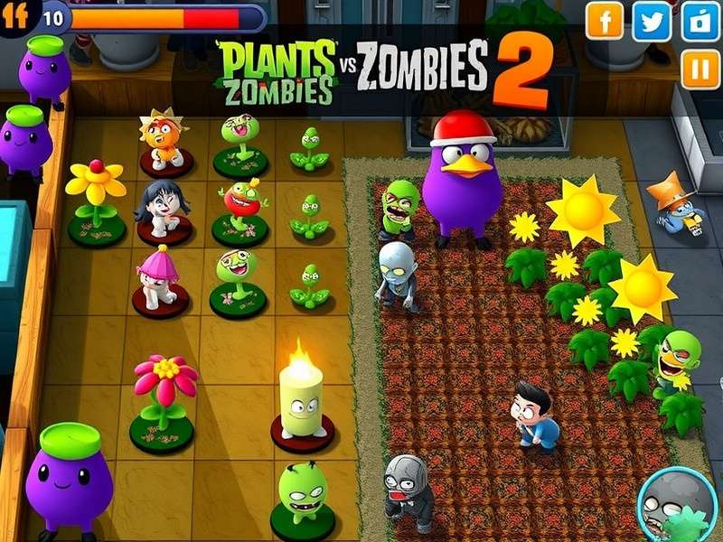 Plants vs Zombies 2 running on PC without emulator