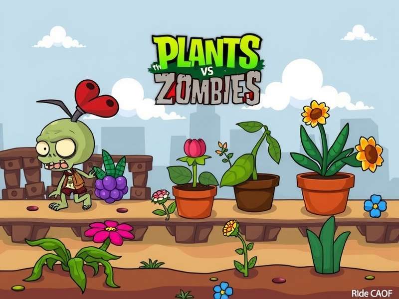 Concept art of Plants vs Zombies 1 music studio with composer Laura Shigihara