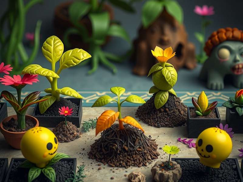 Official box art for Plants vs Zombies Replanted Physical Edition showing a vibrant garden battle scene