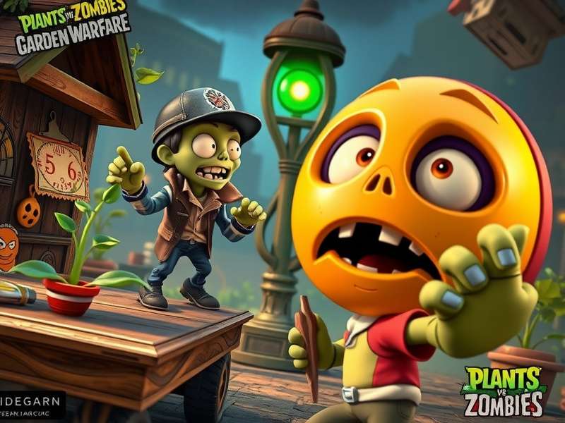 Plants vs Zombies Garden Warfare intense multiplayer battle