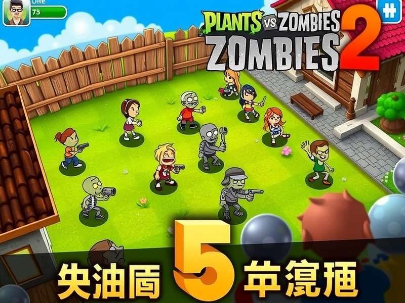 Plants vs Zombies 2 Chinese Version PC gameplay screenshot showing unique plants