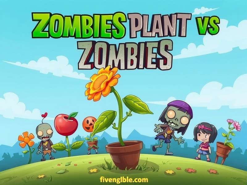 Detailed analysis of the Plants vs Zombies zombie horde showing different types