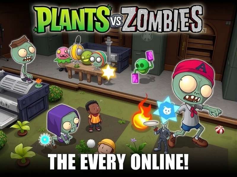 Strategic view of Plants vs Zombies gameplay with sunflowers and peashooters