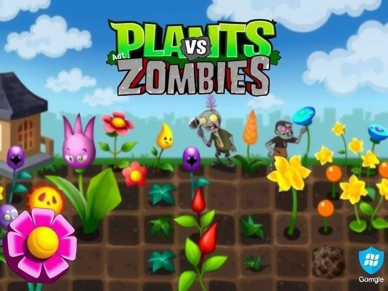 Plants vs Zombies Gameplay on Windows 10 Desktop