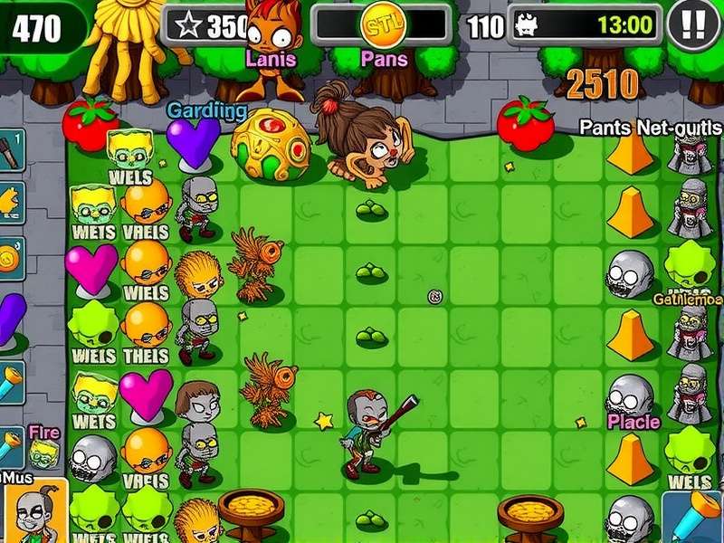 Collage of Plants vs Zombies games from the franchise