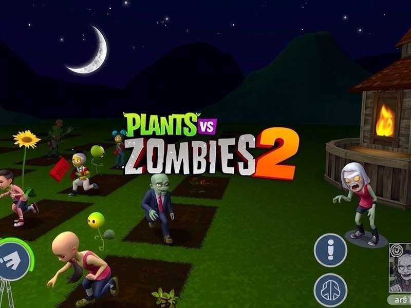Plants Vs Zombies 2 gameplay on PC