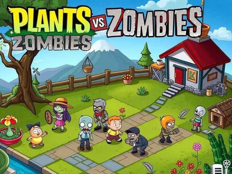 Plants vs Zombies Gratis gameplay screenshot showing plants defending against zombies