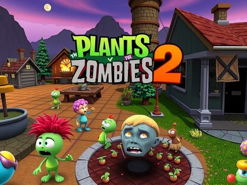 Plants vs Zombies 2 gameplay on Windows 10
