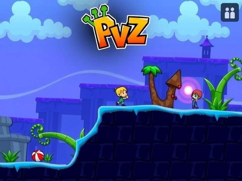 Plants vs Zombies PC gameplay screenshot showing plants fighting zombies