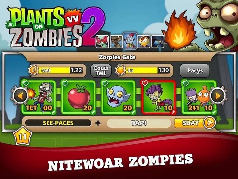 Plants Vs Zombies 2 Mod Apk gameplay screenshot showing unlimited coins