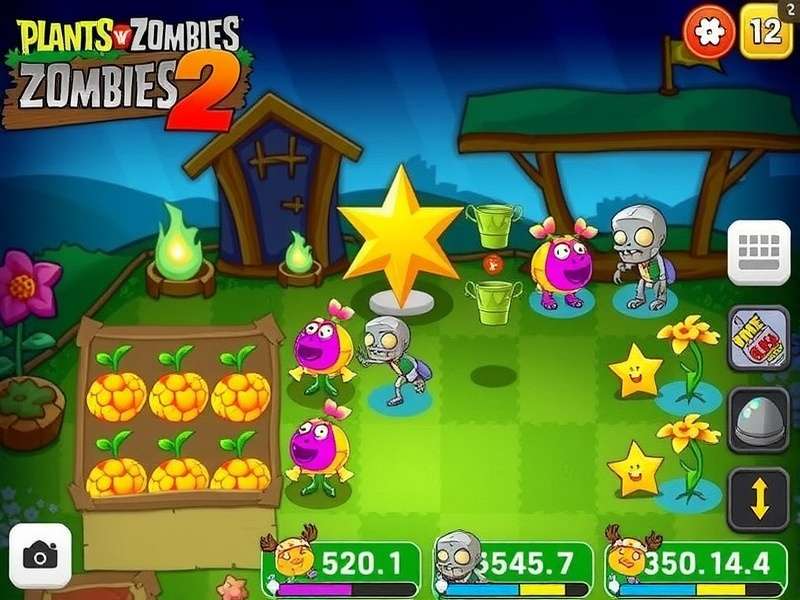 Peashooter plant firing peas