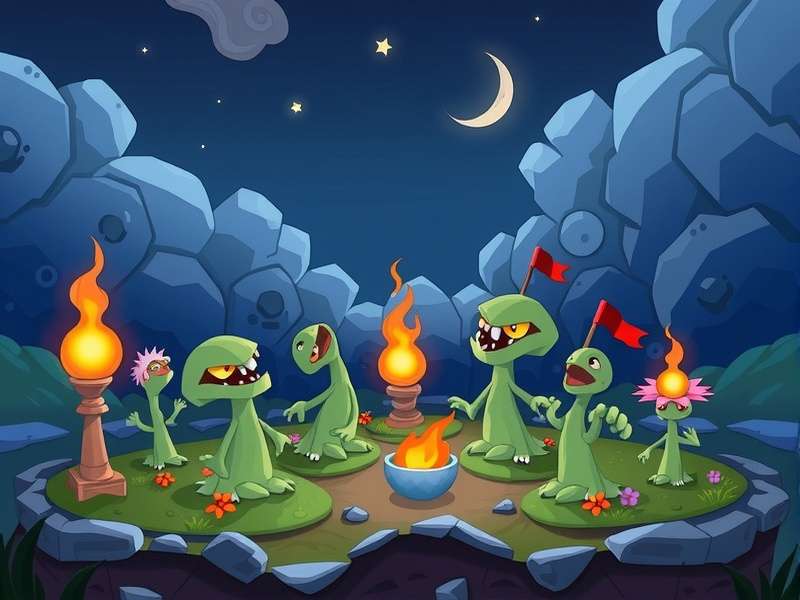 Strategic Plants vs. Zombies gameplay showing Sunflowers, Peashooters, and Wall-nuts defending against a Zombie horde