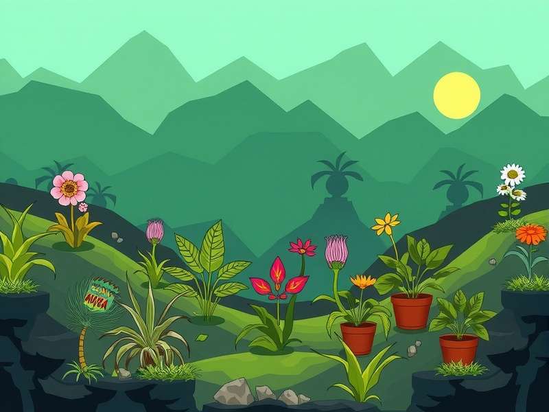 Intense battle scene from Plants vs Zombies showing plants defending against zombies