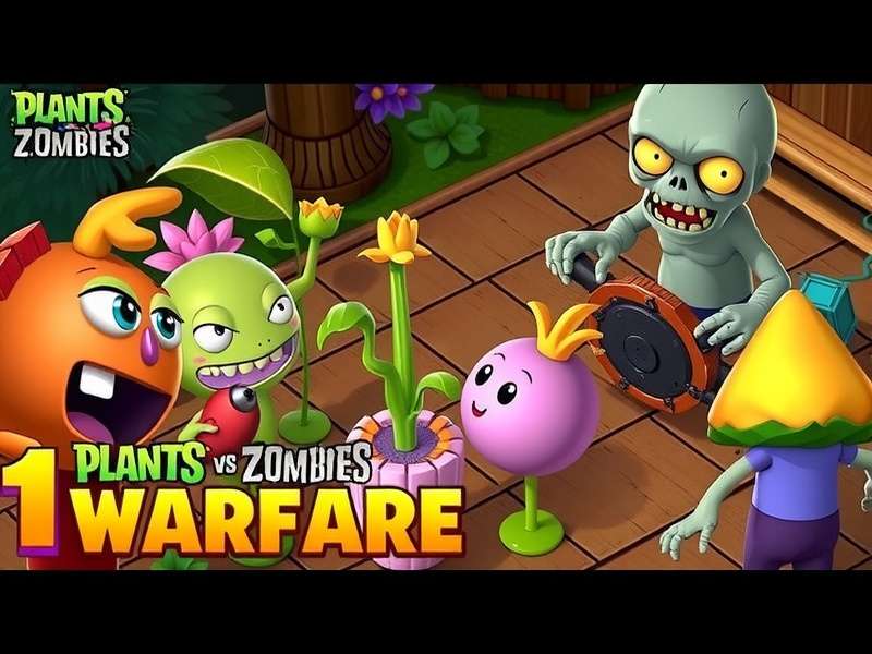 Screenshot of Gardens & Graveyards mode in PvZ Garden Warfare 1