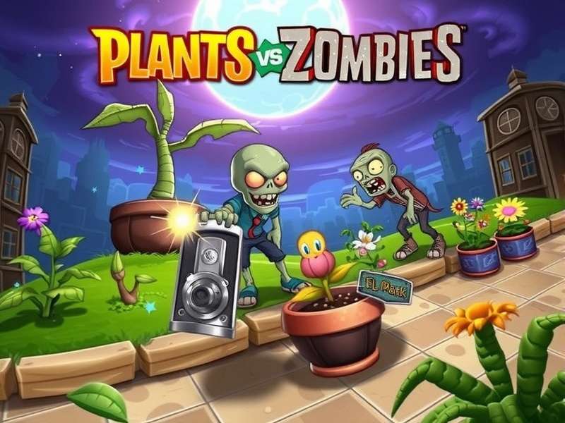 Plants vs Zombies PC Gameplay Screenshot