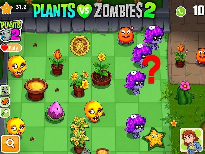 Collage of all Plants vs Zombies 2 plants including Peashooter, Sunflower, and Winter Melon