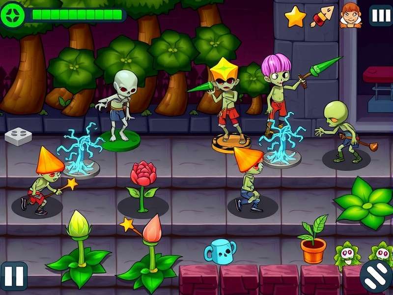 Plants vs Zombies S-Tier plant lineup including Sunflower, Repeater, Snow Pea, Tall-nut, Cherry Bomb