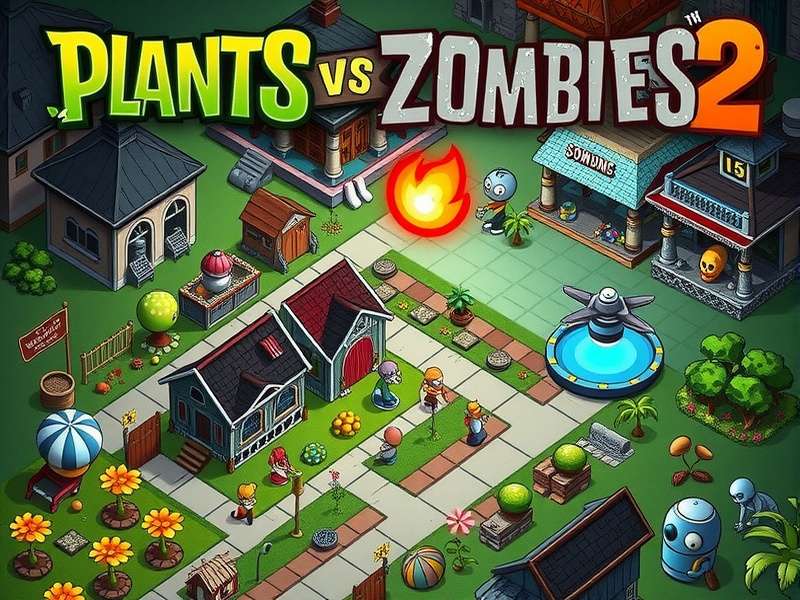 Plants Vs Zombies 2 PC – Ultimate Guide Banner with plants and zombies theme
