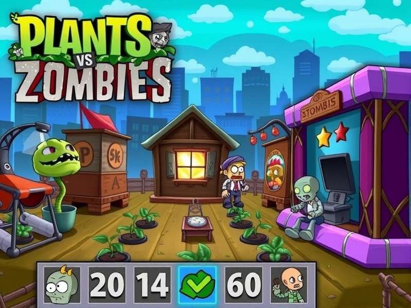 Plants Vs Zombies Download Pc – Hero image showing game characters and garden defense