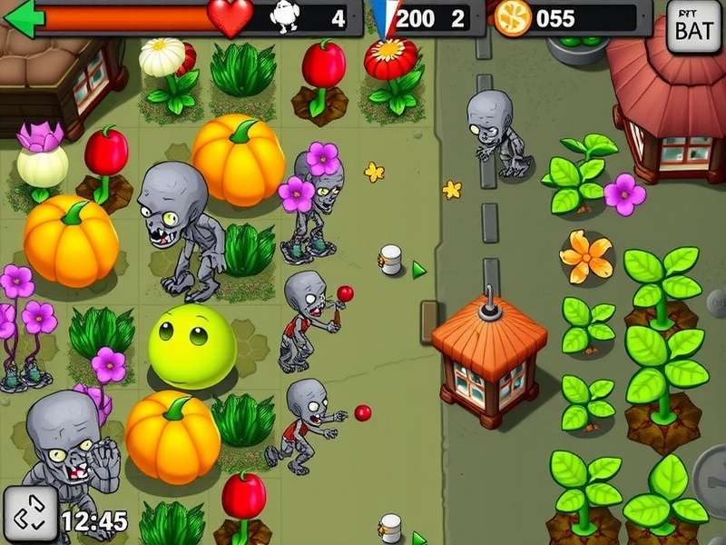 Juego Plantas Vs Zombies - Epic lawn battle between plants and zombies
